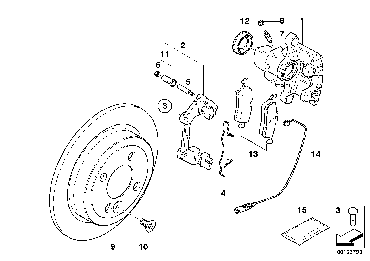 Rover 34216762871 - Гальмівні колодки, дискові гальма avtolavka.club