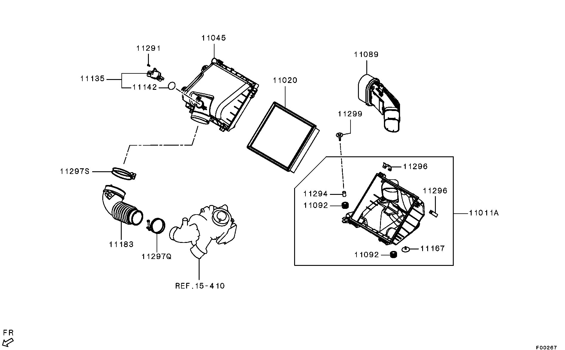 Mitsubishi 1525A054 - Датчик потоку, маси повітря avtolavka.club