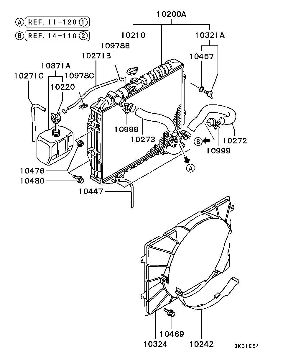 Mitsubishi MB660521 - Шланг радіатора avtolavka.club