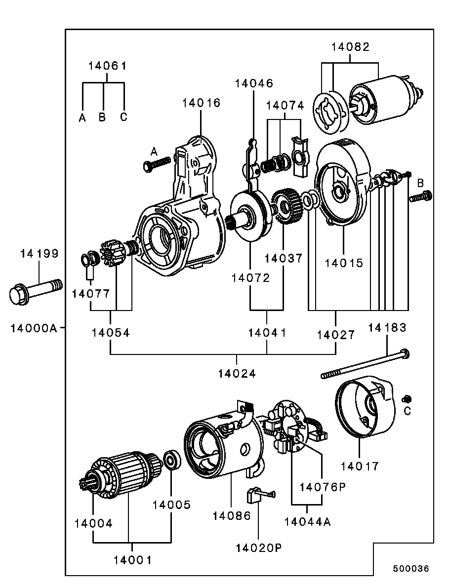 Proton MD061154 - Стартер avtolavka.club