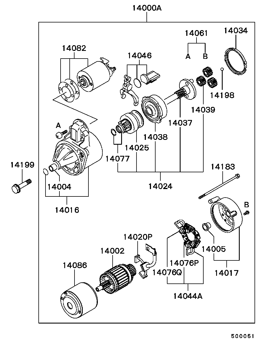 Mitsubishi MD619158 - Якір, стартер avtolavka.club