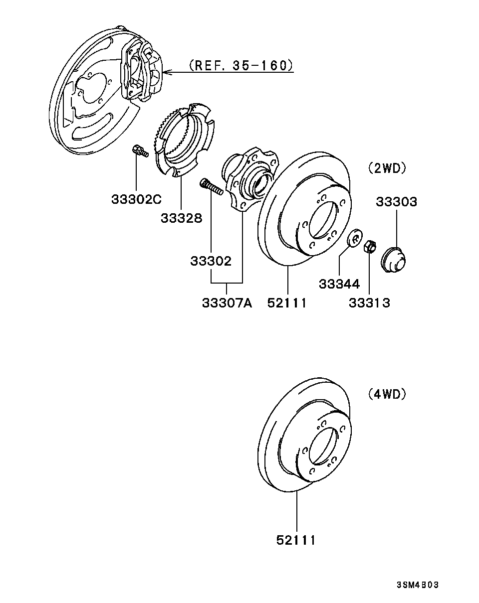 Eagle MB587433 - Гальмівний диск avtolavka.club