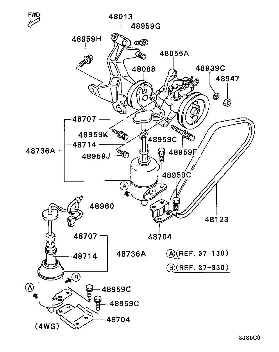 MAZDA MD172376 - Поліклиновий ремінь avtolavka.club