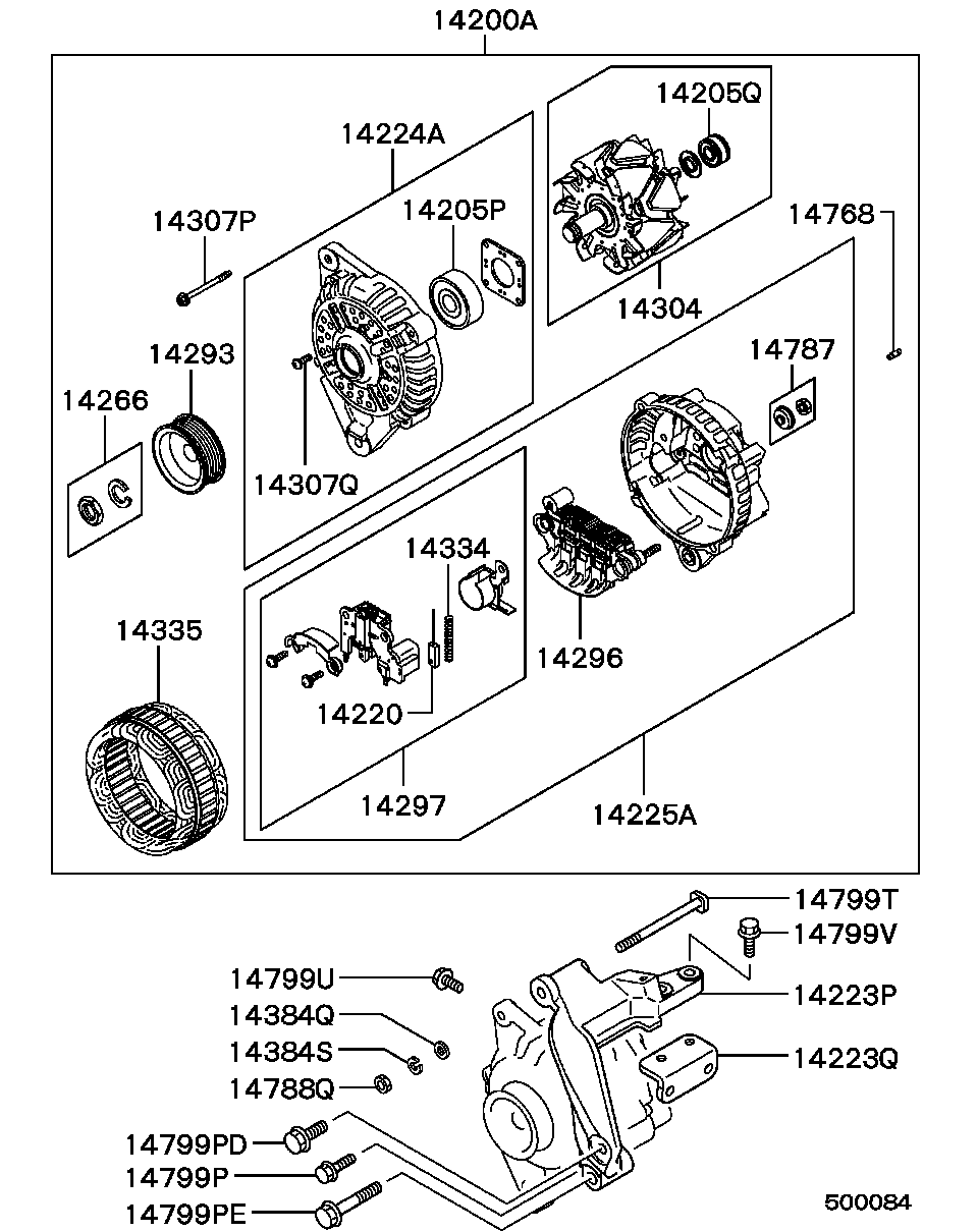 Mitsubishi MD61 1689 - Вугільна щітка, генератор avtolavka.club