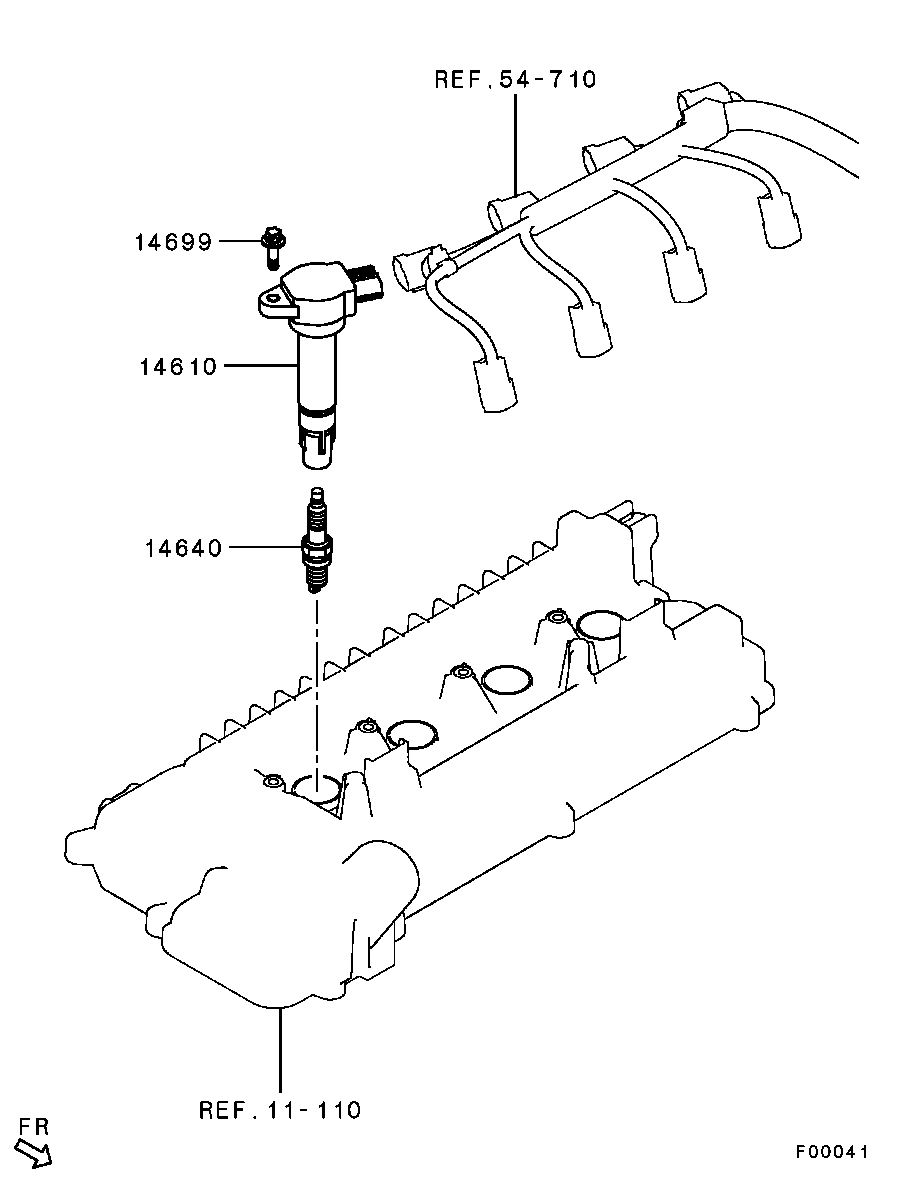 Mitsubishi MN195805 - Котушка запалювання avtolavka.club