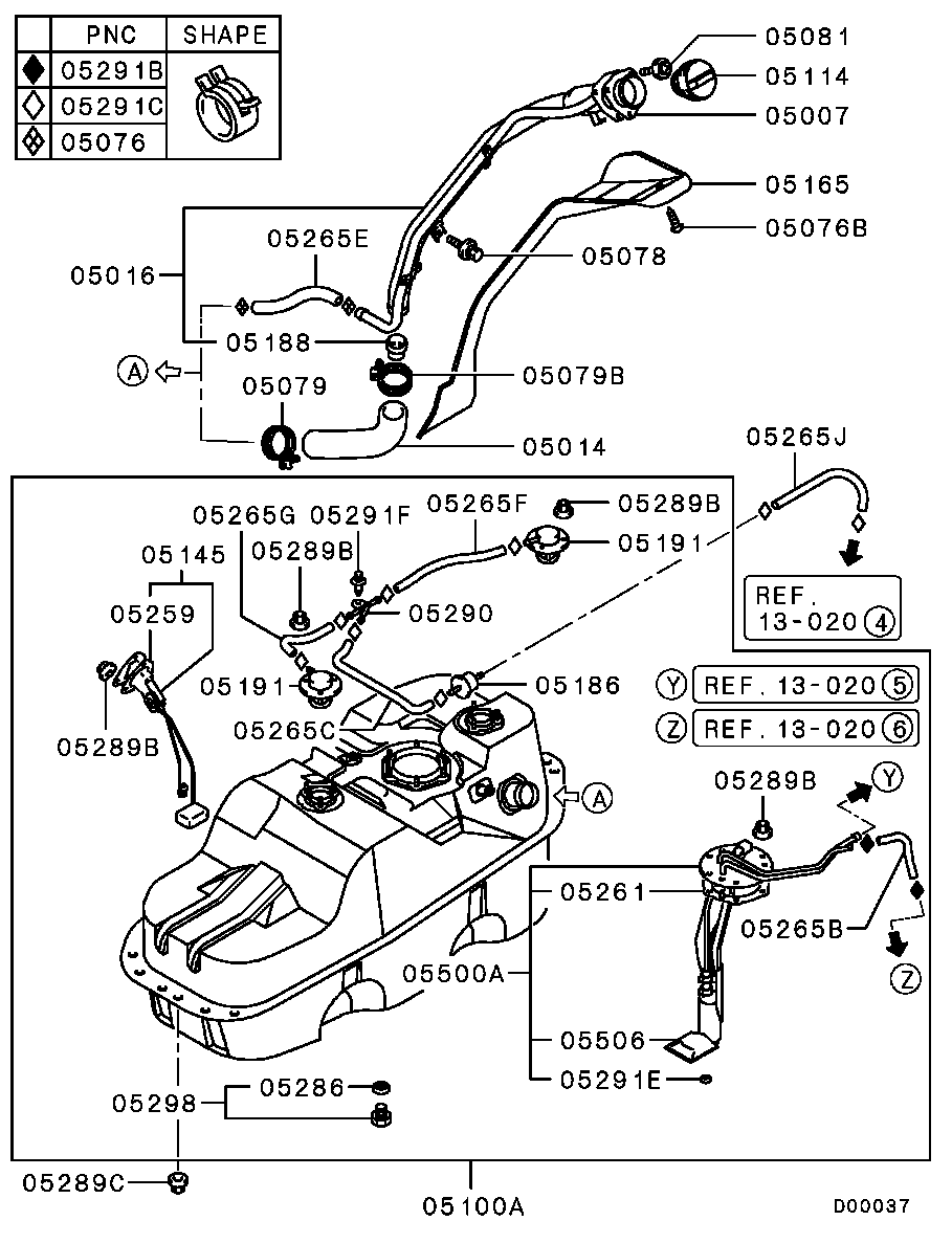 Mitsubishi MB288653 - Опора стійки амортизатора, подушка avtolavka.club