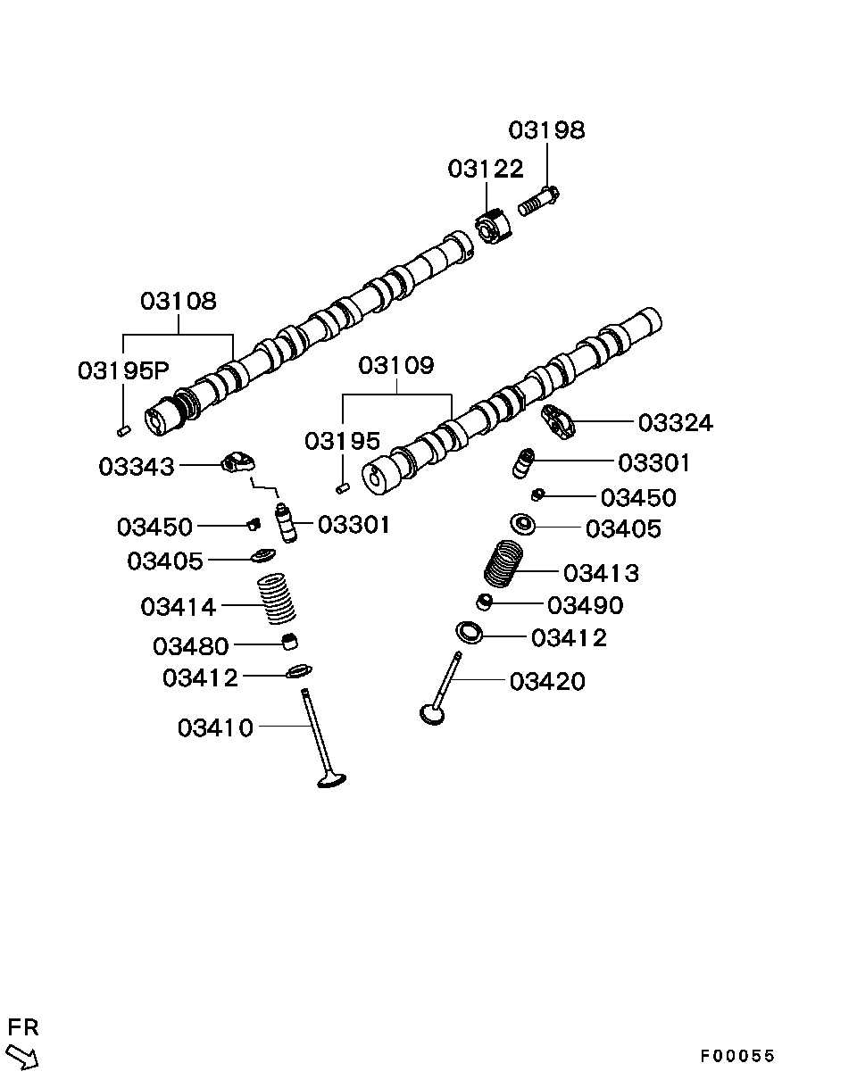 Mitsubishi MD302172 - Кільце ущільнювача, шток клапана avtolavka.club