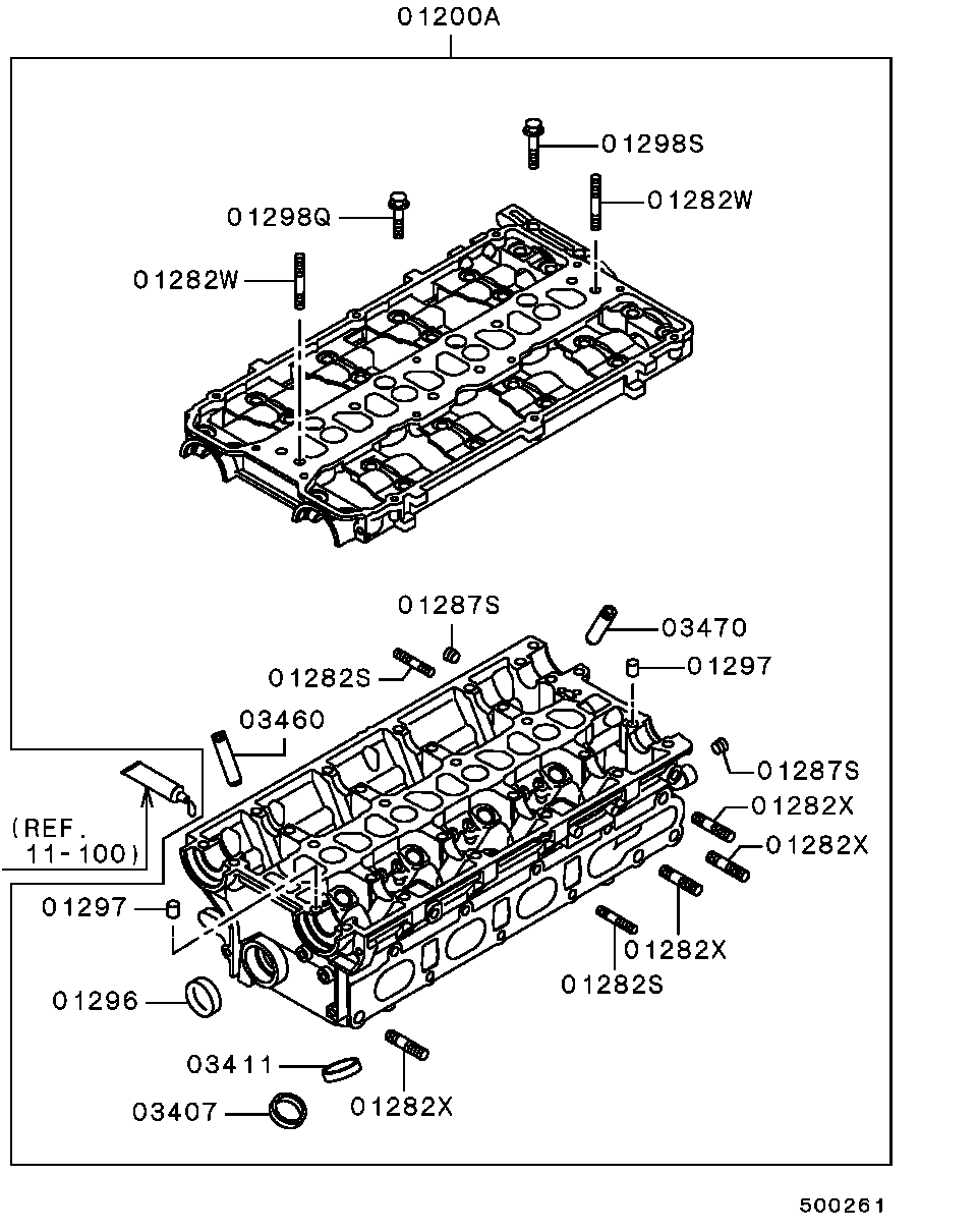 Mitsubishi MD126605 - Напрямна втулка клапана avtolavka.club