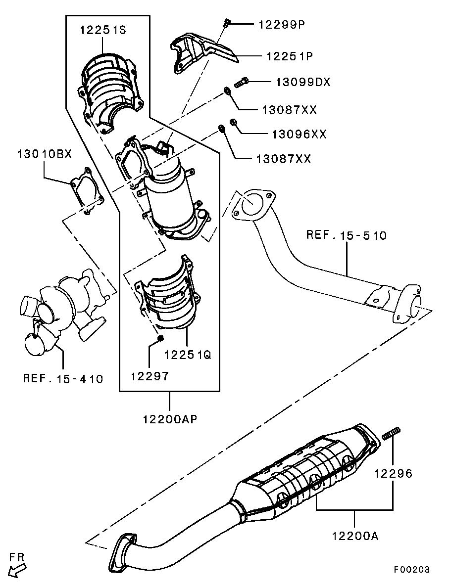 Mitsubishi MR529716 - Прокладка, труба вихлопного газу avtolavka.club