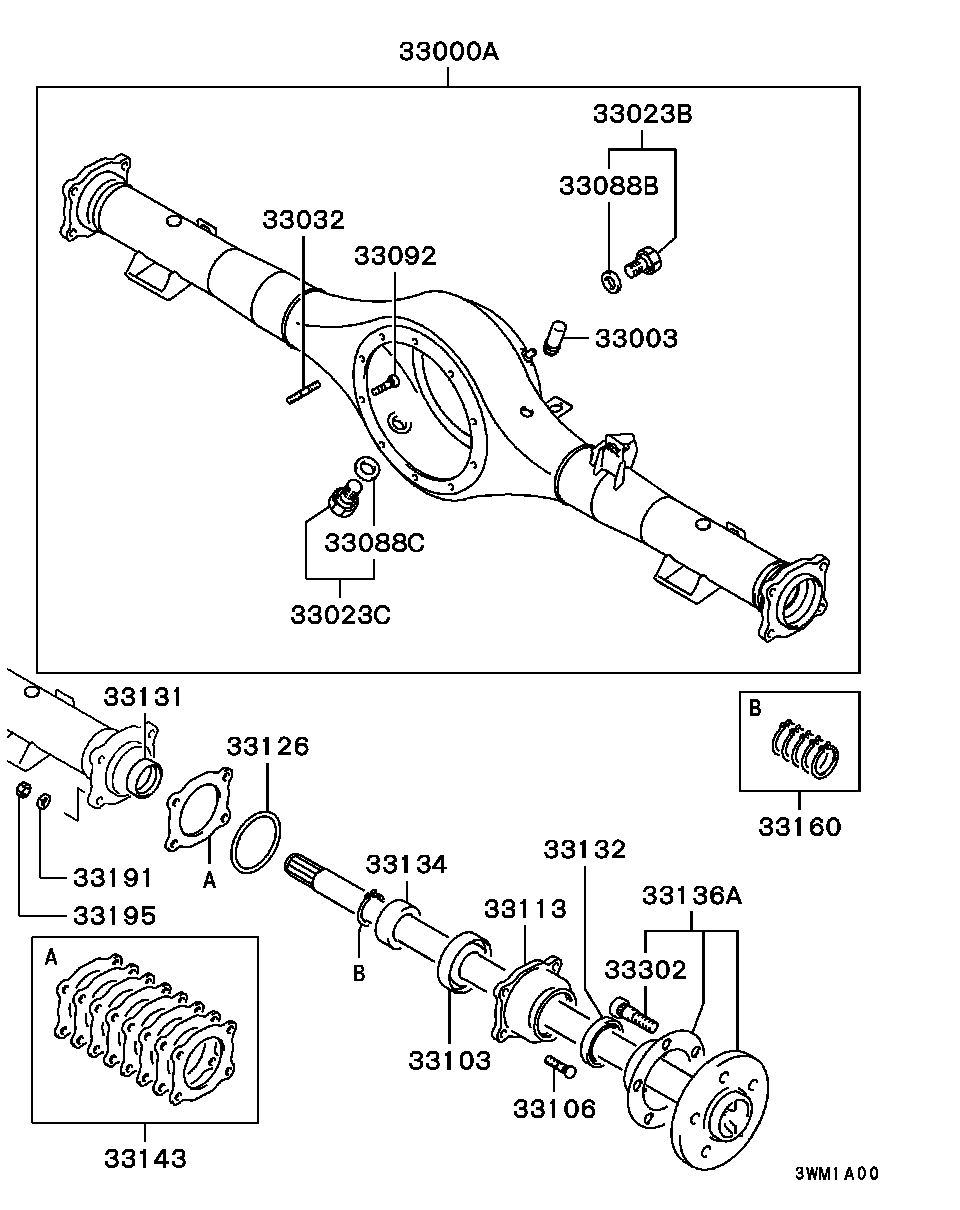 Mitsubishi MB837719 - Комплект підшипника маточини колеса avtolavka.club