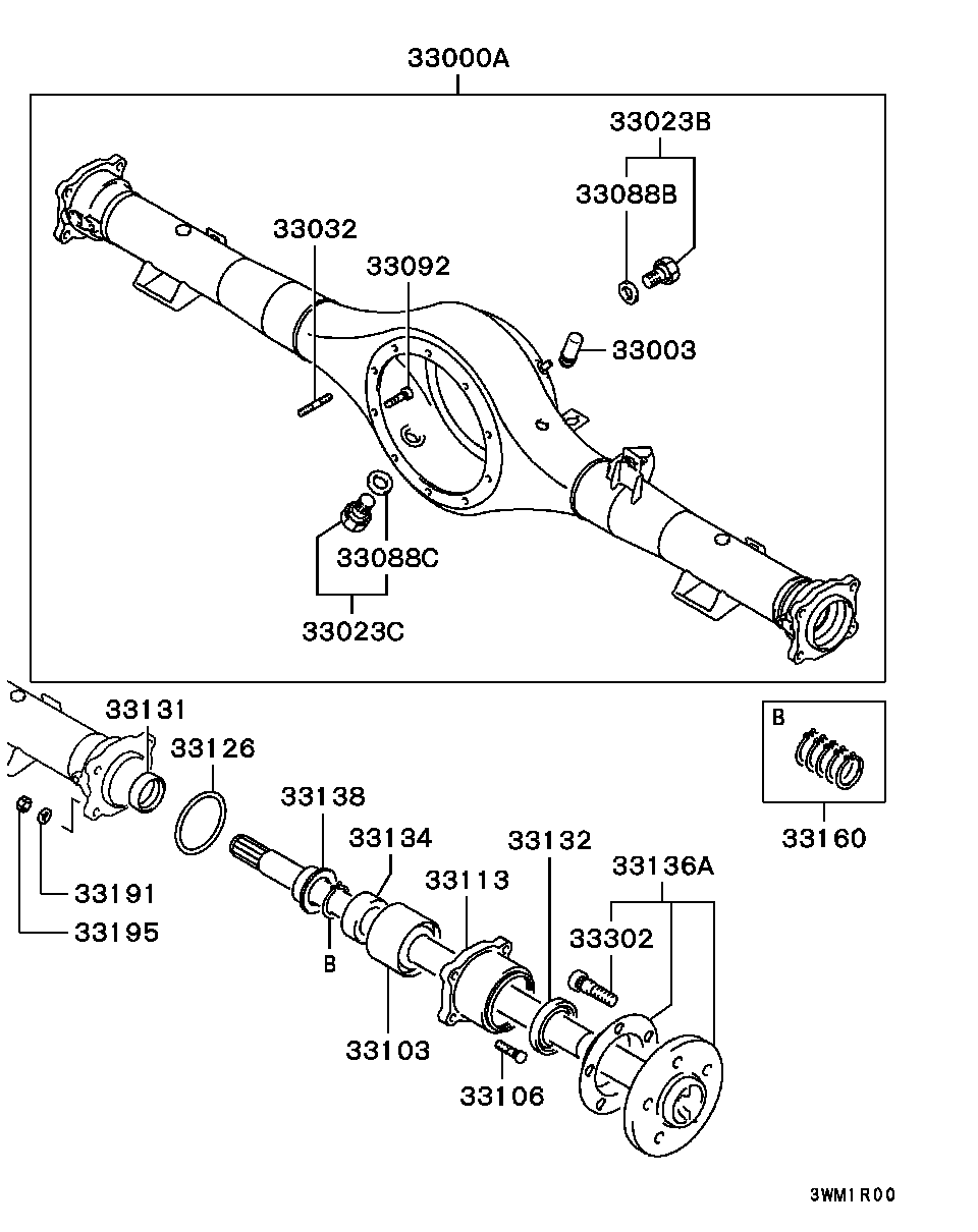 Mitsubishi MB664448 - Комплект підшипника маточини колеса avtolavka.club