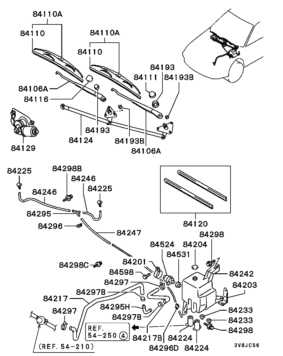 Mitsubishi MB859050 - Щітка склоочисника avtolavka.club