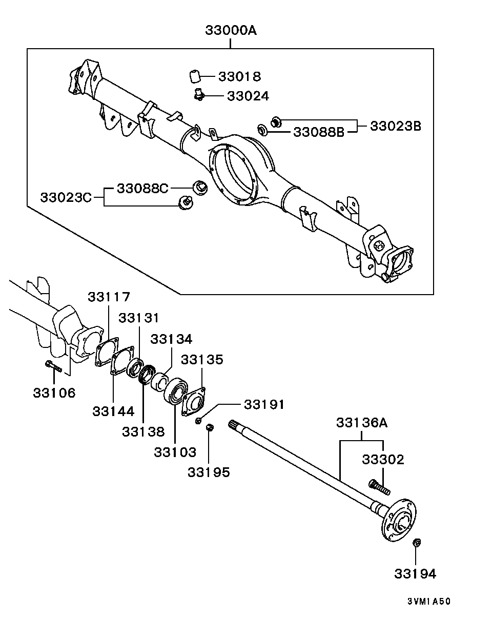 Mitsubishi MA151215 - Комплект підшипника маточини колеса avtolavka.club