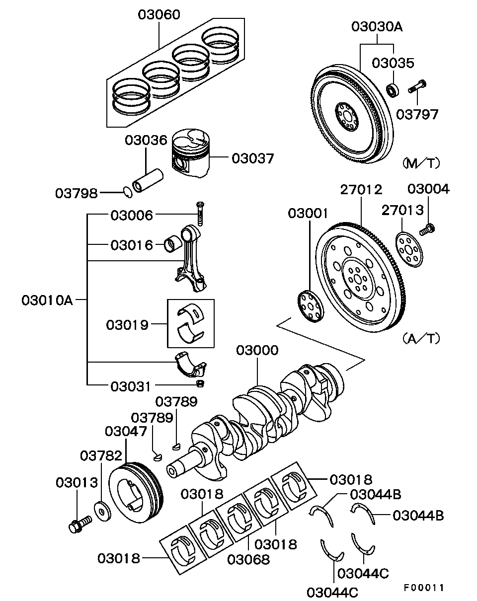 Mitsubishi ME203868 - Прокладка, кришка головки циліндра avtolavka.club