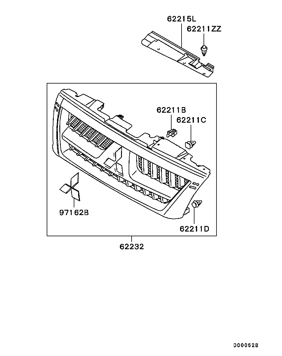 Mitsubishi MC933388 - Зажим, молдинг / захисна накладка avtolavka.club