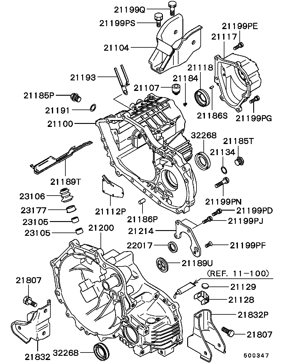 Mitsubishi MD747660 - Ущільнене кільце, ступінчаста коробка передач avtolavka.club