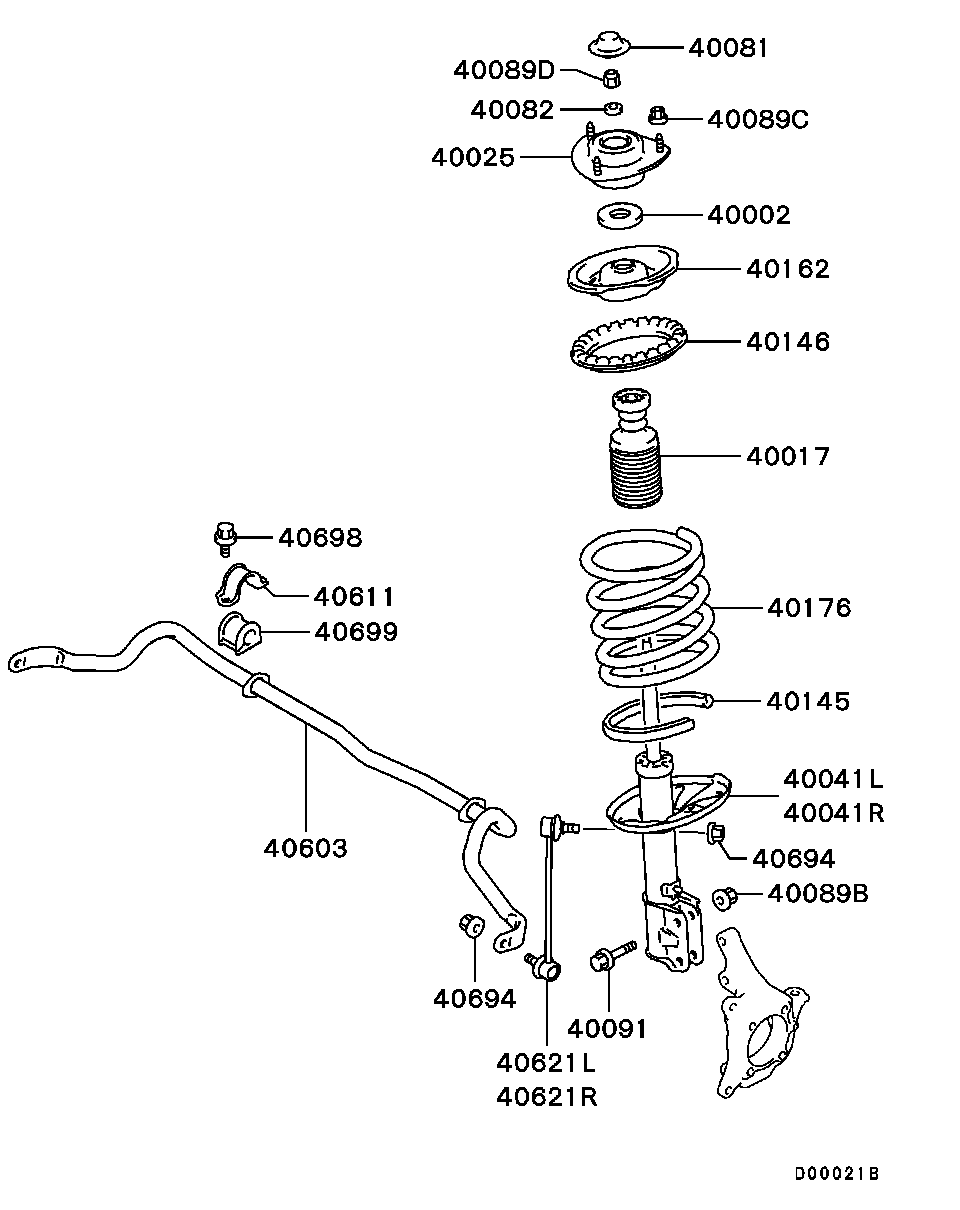 Mitsubishi 4060A120 - Амортизатор avtolavka.club