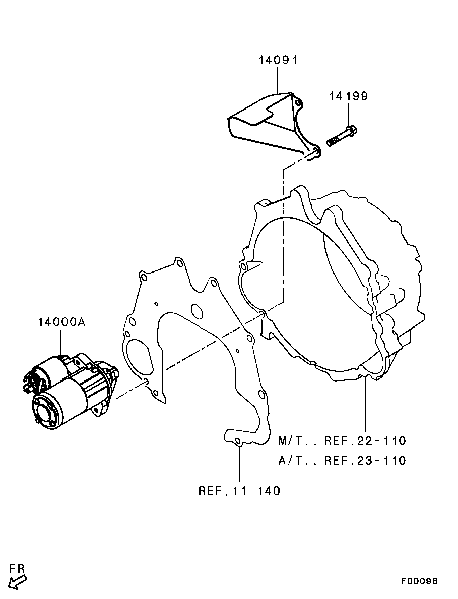 Mitsubishi 1810A176 - Стартер avtolavka.club