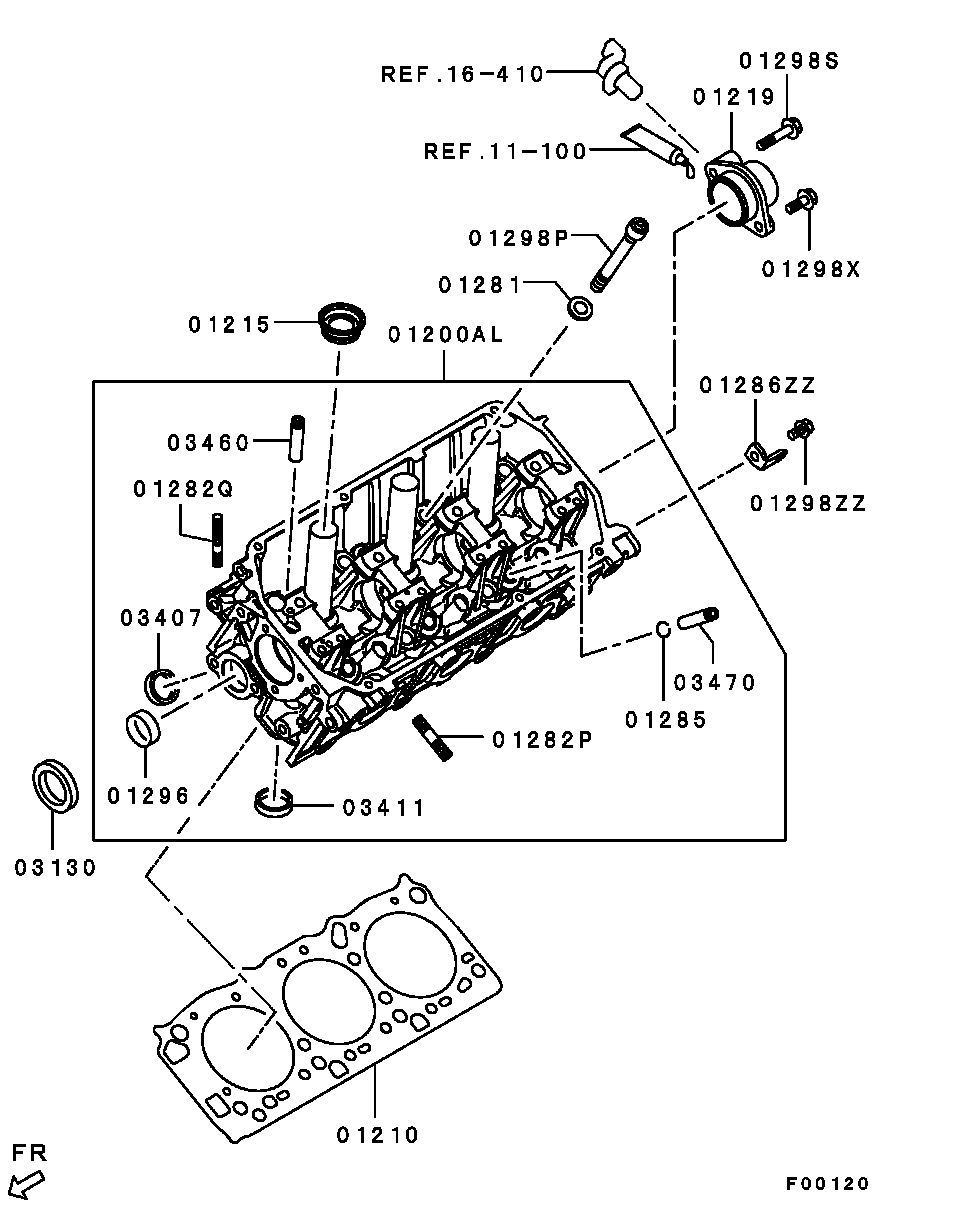 Mitsubishi MD36 4870 - Напрямна втулка клапана avtolavka.club