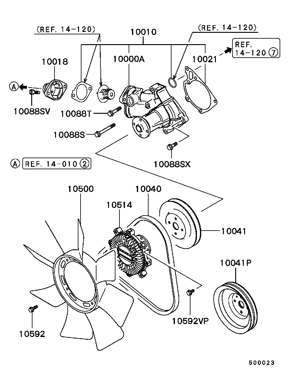 Mitsubishi MD130961 - Клиновий ремінь avtolavka.club