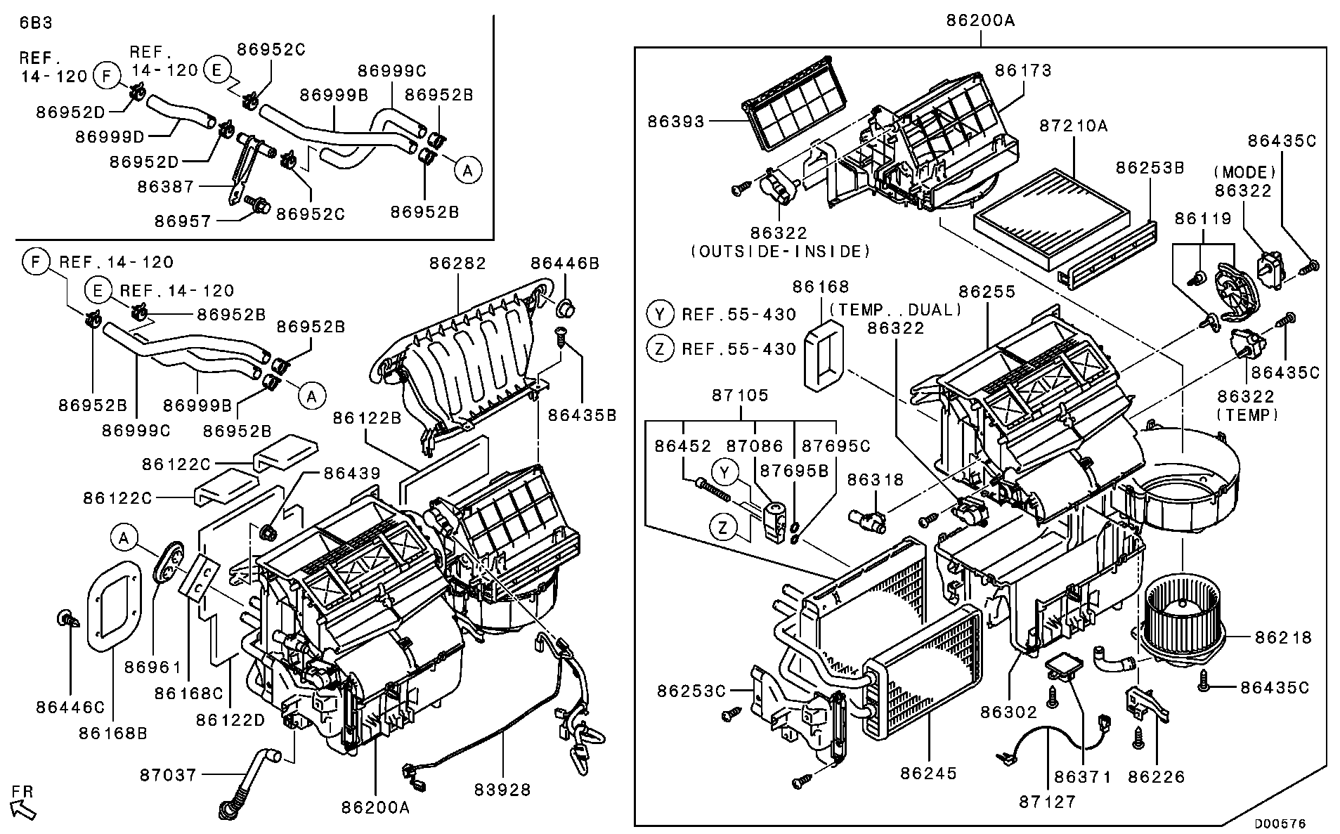 Mitsubishi 7805A024 - Шланг радіатора avtolavka.club