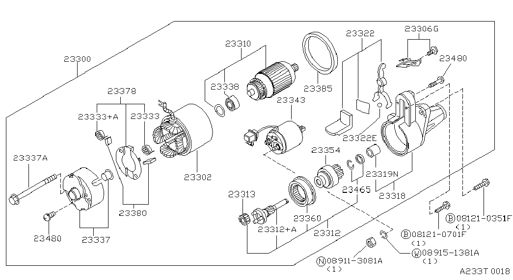 NISSAN 23378-M8011 - Кронштейн, вугільна щітка avtolavka.club