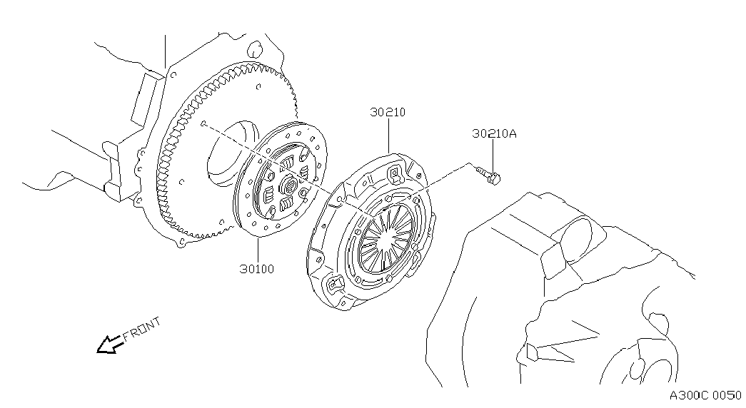 NISSAN 30100-50Y09 - Диск зчеплення avtolavka.club