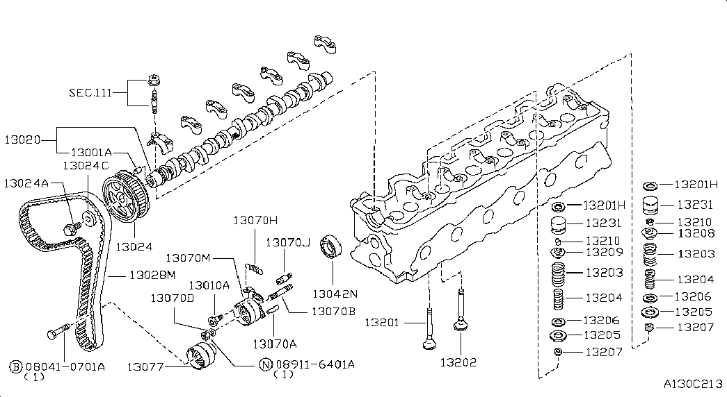 NISSAN 13028 81T00 - Ремінь ГРМ avtolavka.club