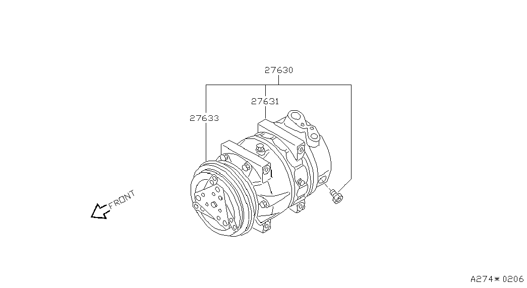 NISSAN 92600-31U00 - Компресор, кондиціонер avtolavka.club