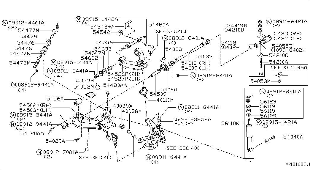 NISSAN 54526-7F000 - Важіль незалежної підвіски колеса avtolavka.club