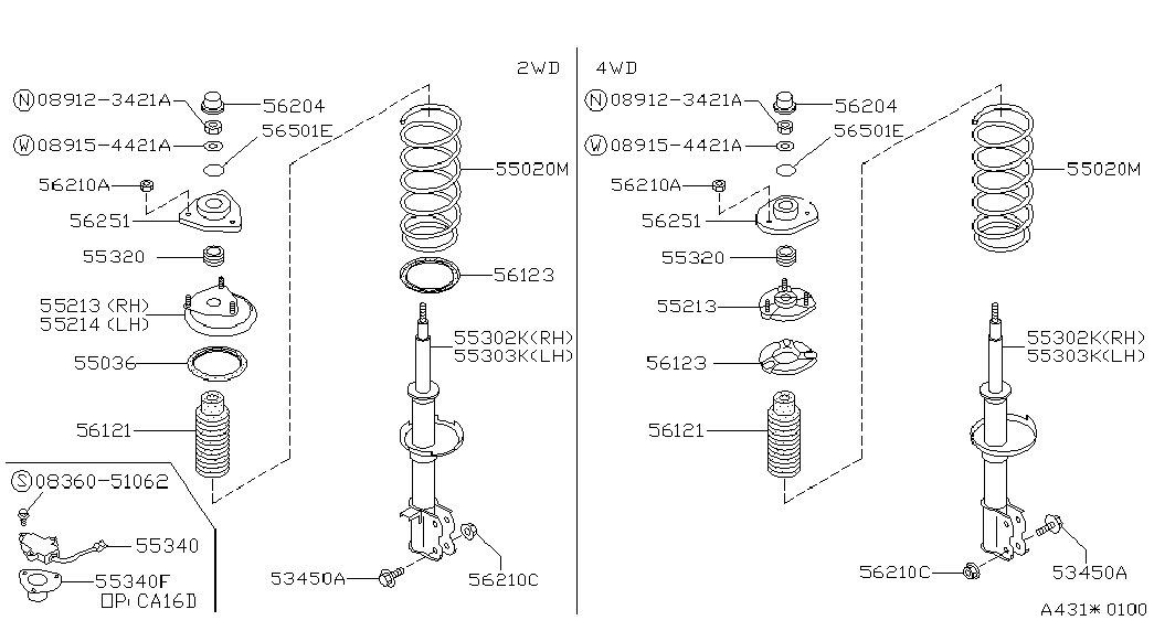 Mitsubishi 5530350A29 - Амортизатор avtolavka.club