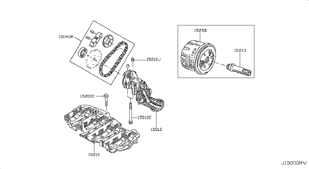 Mitsubishi 15208-BN700 - Масляний фільтр avtolavka.club