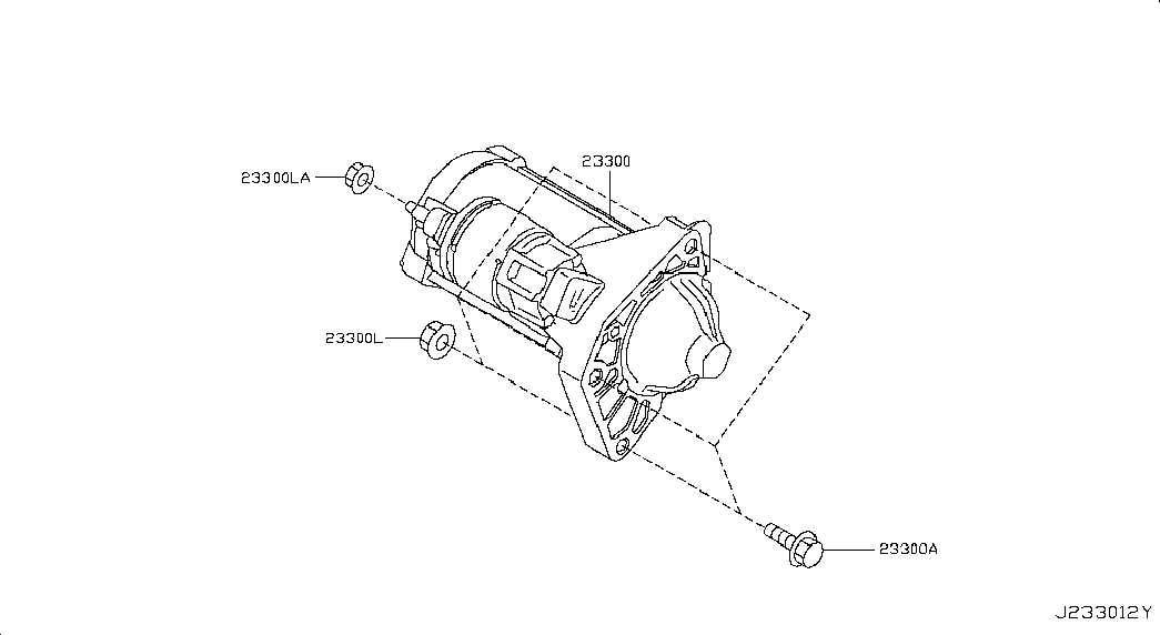 NISSAN 23300-00Q3J - Стартер avtolavka.club