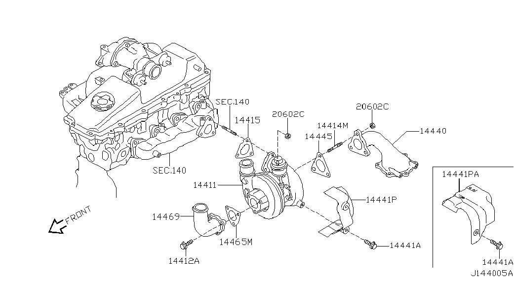 NISSAN 144112X900* - Компресор, наддув avtolavka.club