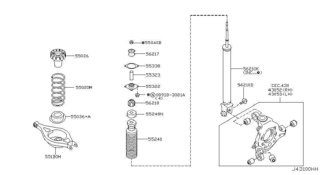 NISSAN 56210-CD726 - Амортизатор avtolavka.club