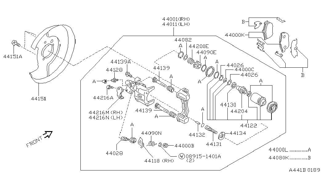 NISSAN 440010N600 - Гальмівний супорт avtolavka.club