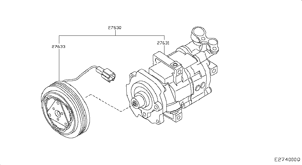 Nissan (Dongfeng) 92600-JD000 - Компресор, кондиціонер avtolavka.club