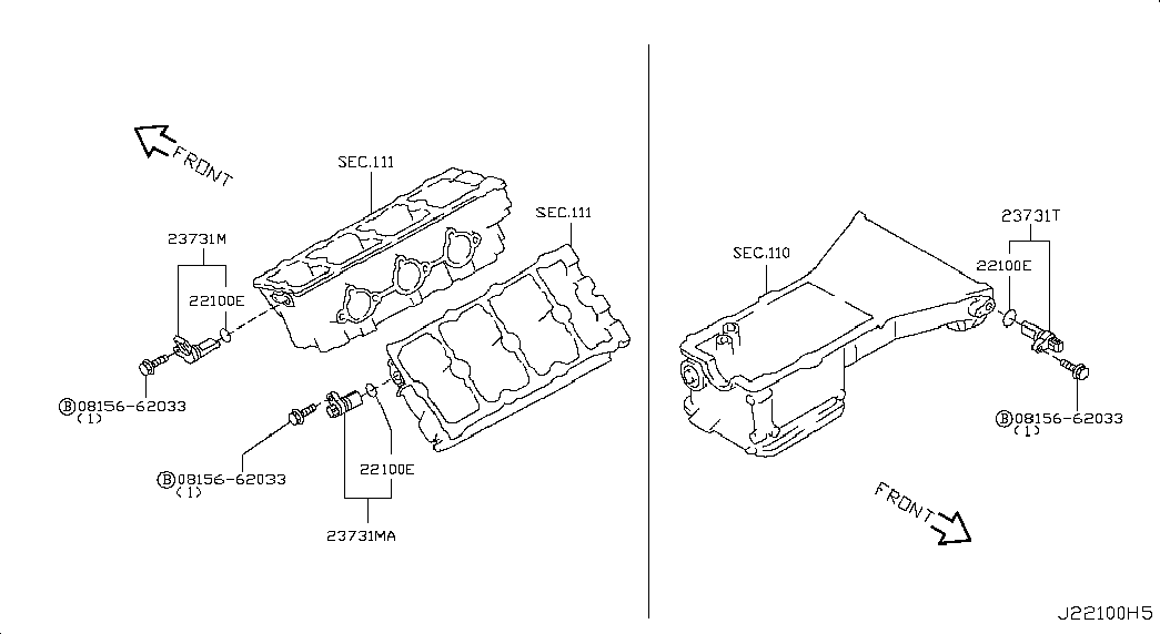 NISSAN 23731-AL616 - Датчик імпульсів, колінчастий вал avtolavka.club