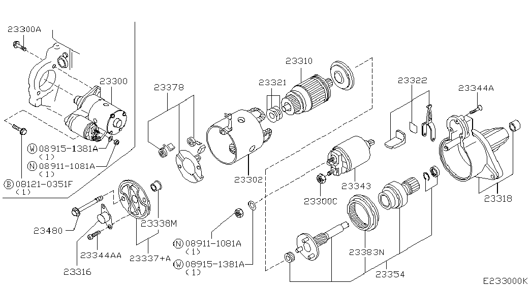 Infiniti 23300-99B10 - Стартер avtolavka.club