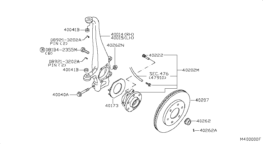 NISSAN 40206EB320 - Гальмівний диск avtolavka.club