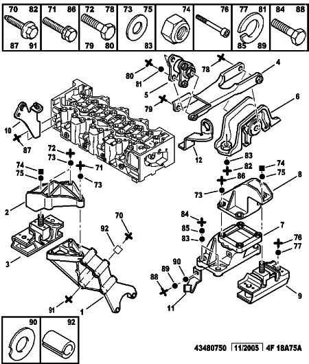 PEUGEOT 1807 91 - ENGINE MOUNTING BRACKET; RIGHT avtolavka.club