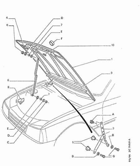 PEUGEOT 7901 C5 - Капот двигуна avtolavka.club