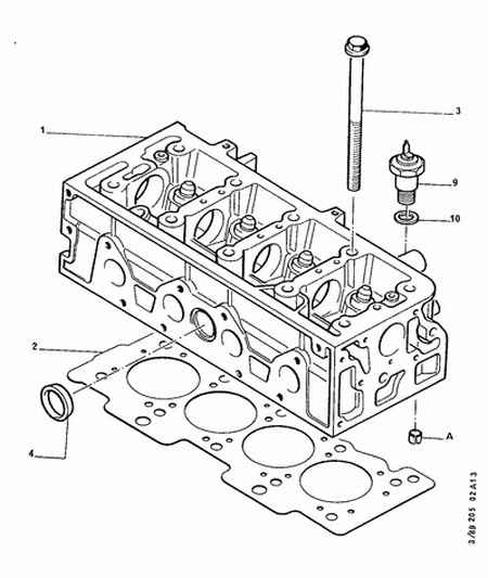 PEUGEOT 0209.89 - Прокладка, головка циліндра avtolavka.club