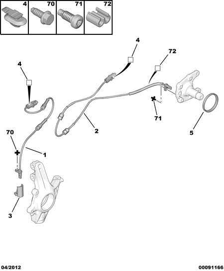 Vauxhall 4545 J9 - WHEEL ABR SENSOR avtolavka.club