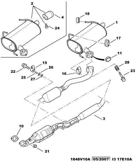 Mitsubishi 1755 P8 - Кронштейн, втулка, система випуску avtolavka.club