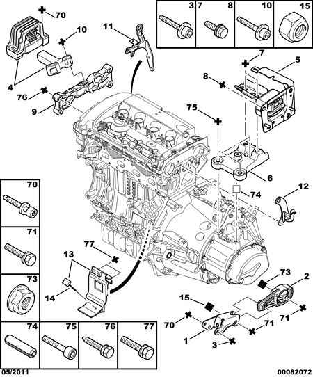 PEUGEOT 1839 F4 - Подушка, підвіска двигуна avtolavka.club