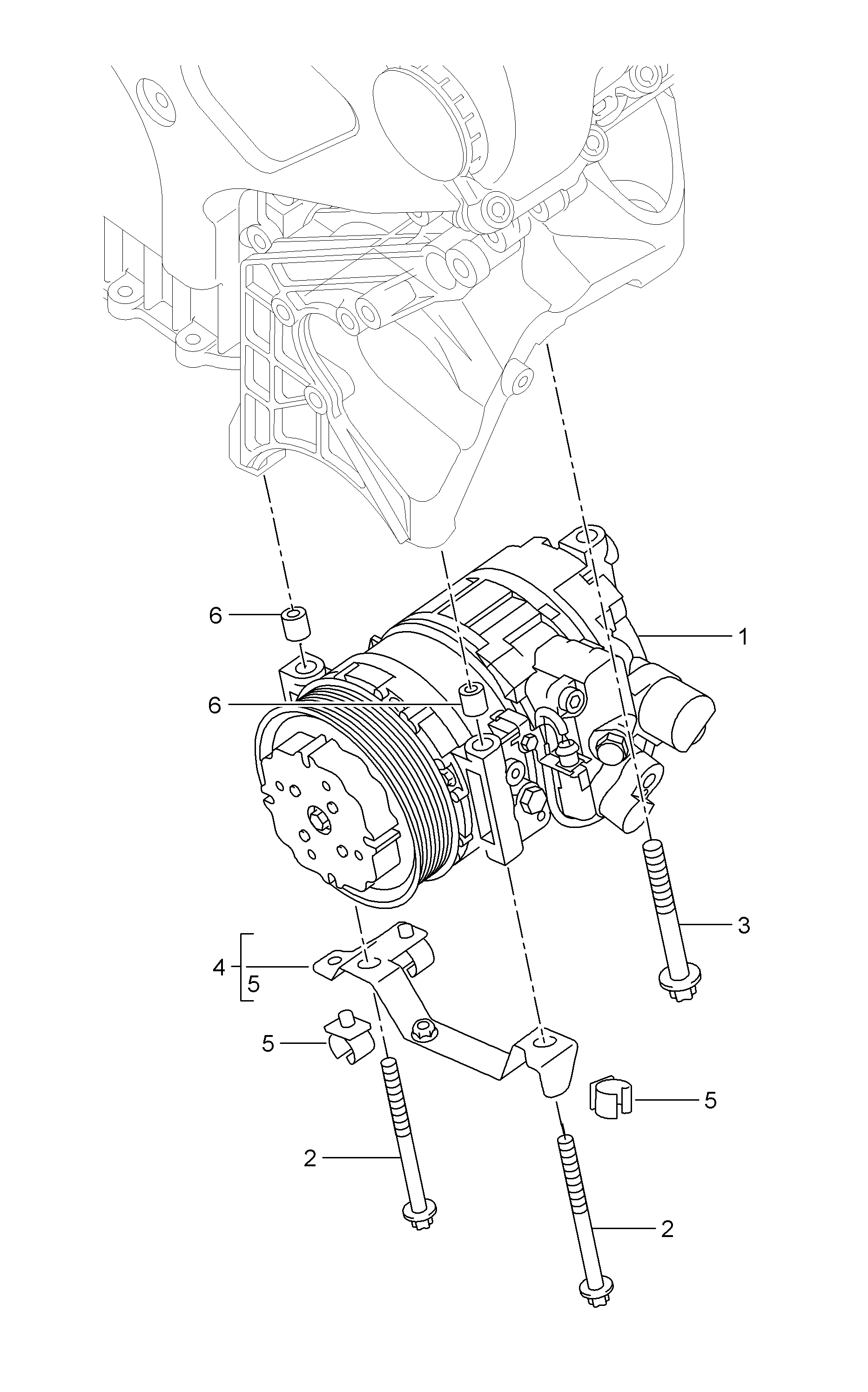 Porsche 95512601110 - Компресор, кондиціонер avtolavka.club