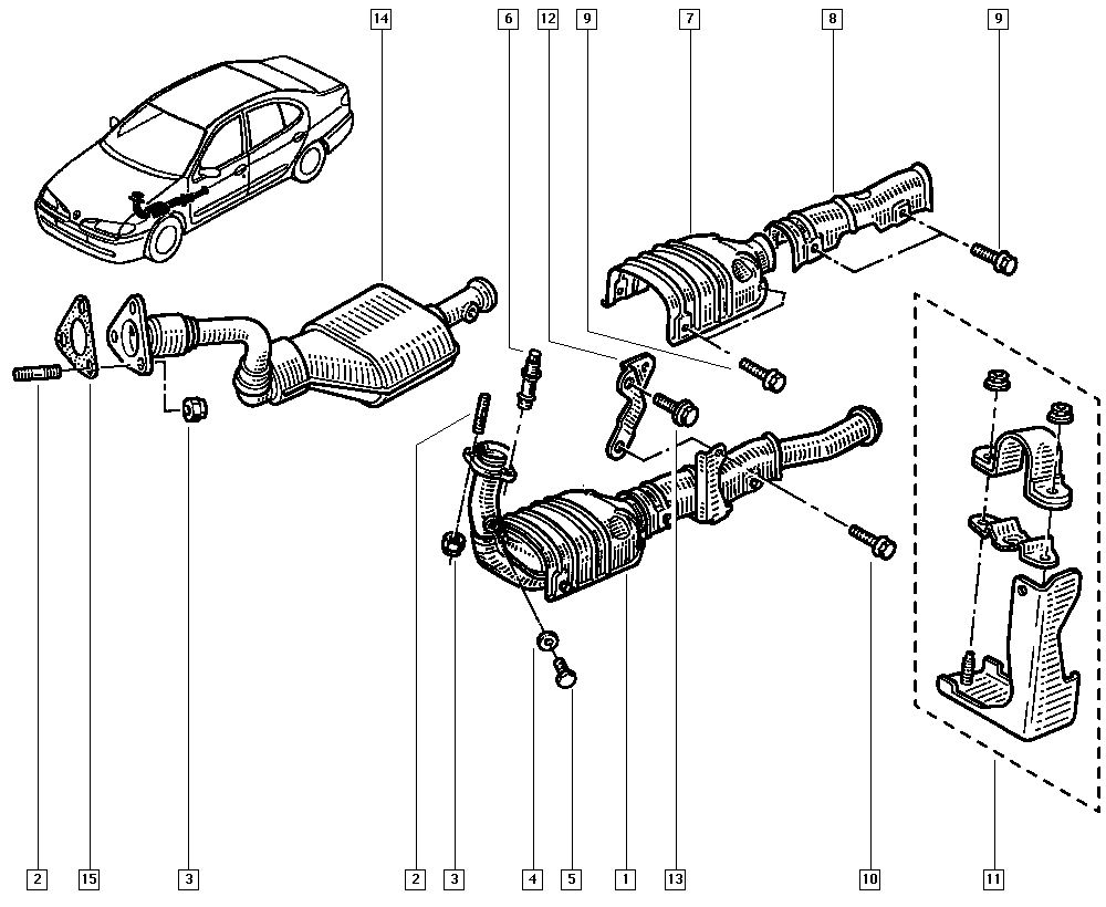 RENAULT 8200162147 - Каталізатор avtolavka.club