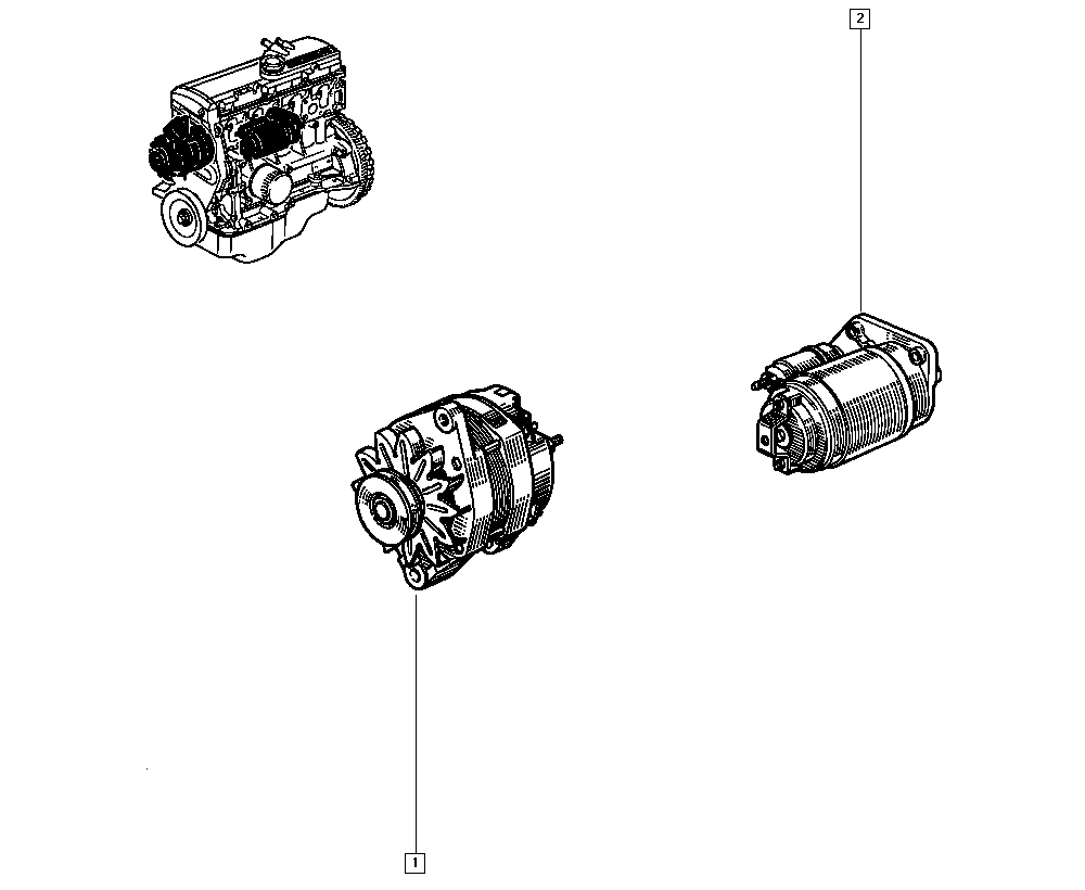 RENAULT 77 00 784 891 - Генератор avtolavka.club