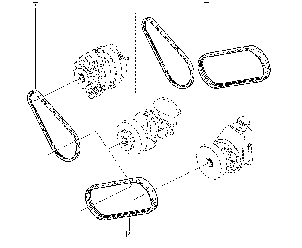 RENAULT 7701068435 - Клиновий ремінь avtolavka.club